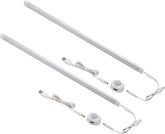 LED-Schrankleuchte mit Bewegungsmelder, 2er-Pack, USB-betriebenes Nachtlicht für den Schrank, 20-Zoll-Beleuchtungsset unter der Theke mit automatischem Abschalttimer für Küchen-, Speisekammer- und Kleiderschrankschränke (Naturweiß 4000 K)